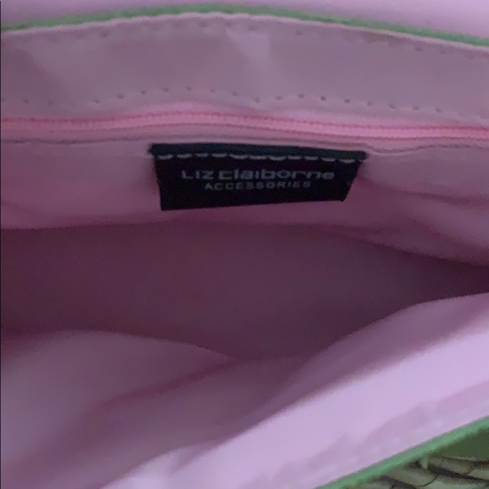 Pink & Green Small Liz Claiborne Hand Bag - Picture 5 of 5